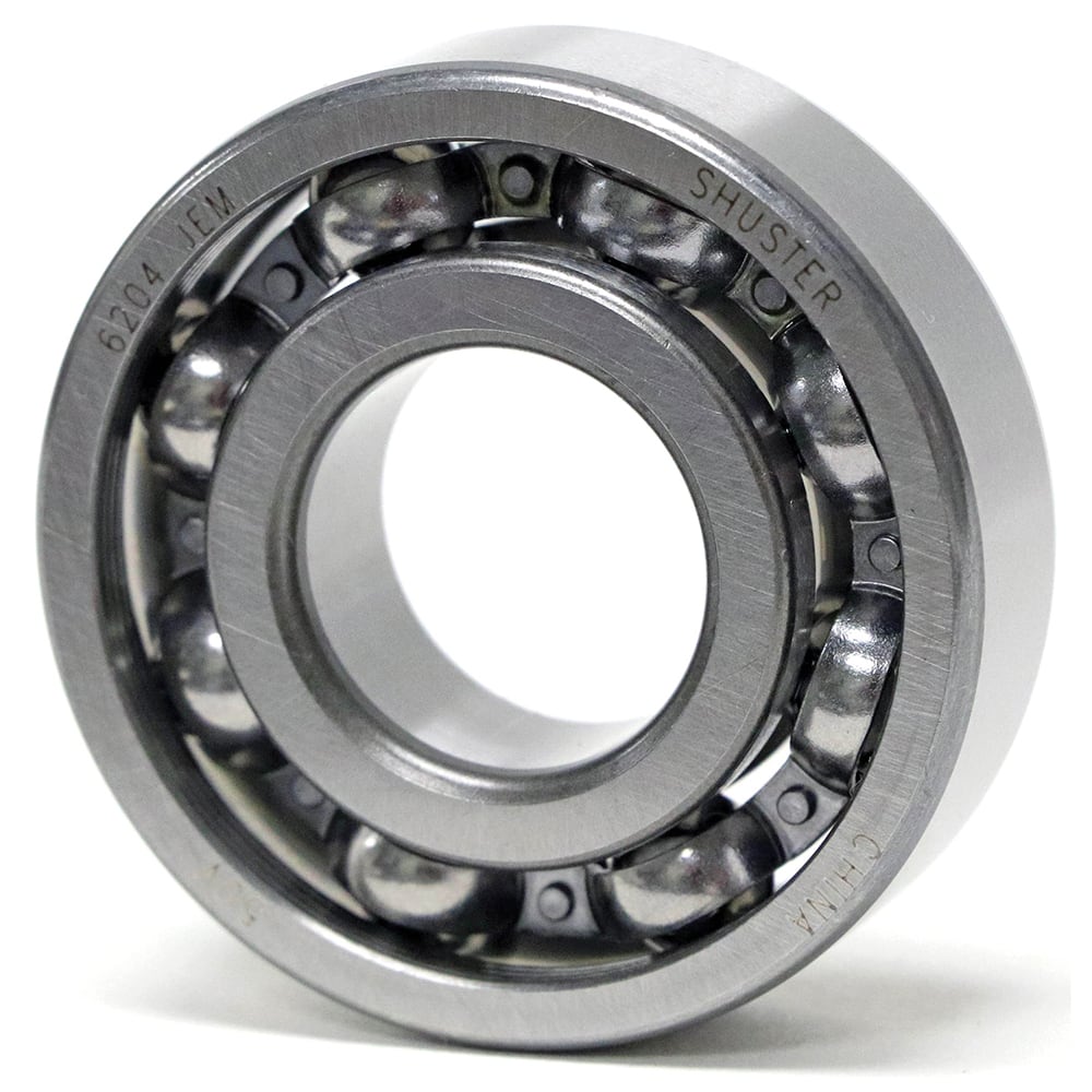 Shuster - 6214 JEM, 70mm Bore Diam, 125mm OD, Open Deep Groove Radial Ball Bearing - Exact Industrial Supply