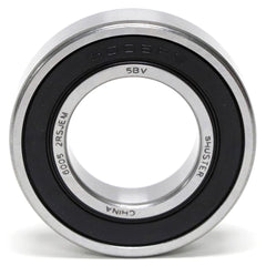 Shuster - 6001 2RS JEM BULK, 12mm Bore Diam, 28mm OD, Double Seal Deep Groove Radial Ball Bearing - Exact Industrial Supply