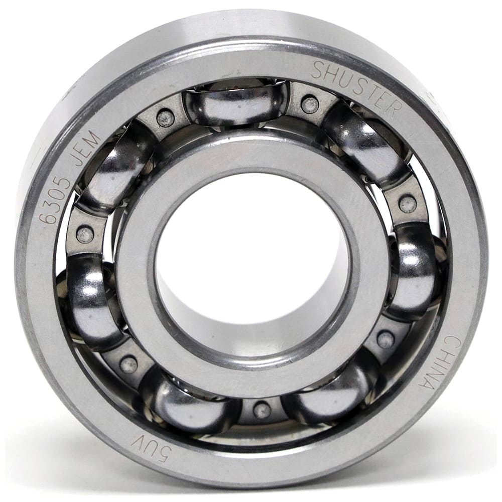 Shuster - 6312 JEM, 60mm Bore Diam, 130mm OD, Open Deep Groove Radial Ball Bearing - Exact Industrial Supply