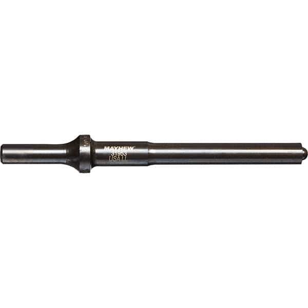 Mayhew - 7/16" Head Width, 6" OAL, Roll Pin Punch - Round Drive, Round Shank, Steel - Top Tool & Supply