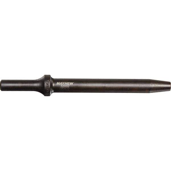 Mayhew - 5/32" Head Width, 6" OAL, Rivet Cutter Chisel - Round Drive, Round Shank, Steel - Top Tool & Supply