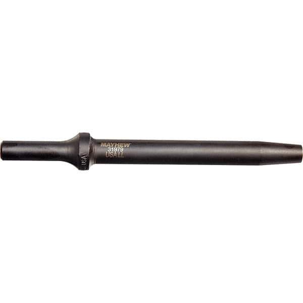 Mayhew - 6" OAL, Tapered Punch Chisel - Round Drive, Round Shank, Steel - Top Tool & Supply