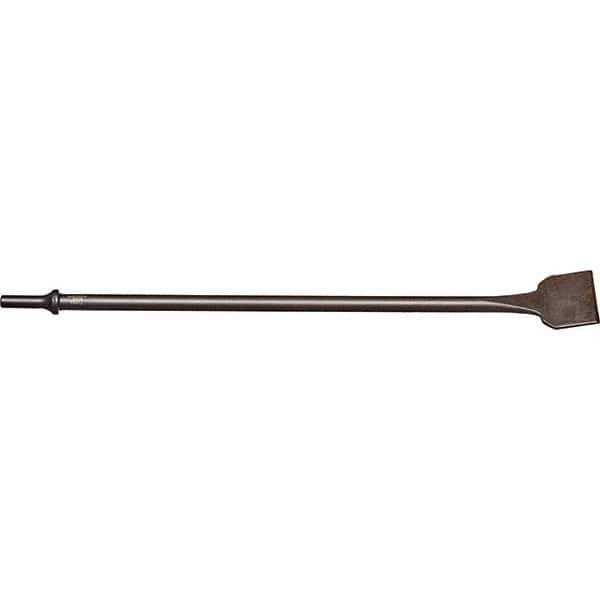 Mayhew - 2" Head Width, 24" OAL, Scraper Punch - Round Drive, Round Shank, Steel - Top Tool & Supply