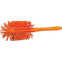 Vikan - 3-1/2" Diam Polyester Bottle Brush - 16-7/8" OAL, 6-1/4" Head Length, Polypropylene Handle - Top Tool & Supply