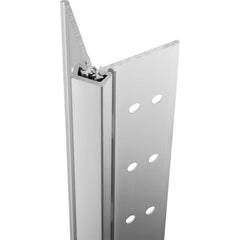 Stanley - Continuous Hinges; Type: Full Mortise ; Mount Type: Full Mortise ; Overall Length (Inch): 83; 83 ; Hinge Material: Aluminum ; Width (Decimal Inch): 4.4375 ; Thickness (Decimal Inch): 0.1120 - Exact Industrial Supply