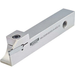 Arno - 1.024" Max Depth, 0.157 to 2.047" Width, External Right Hand Indexable Grooving/Cutoff Toolholder - Top Tool & Supply