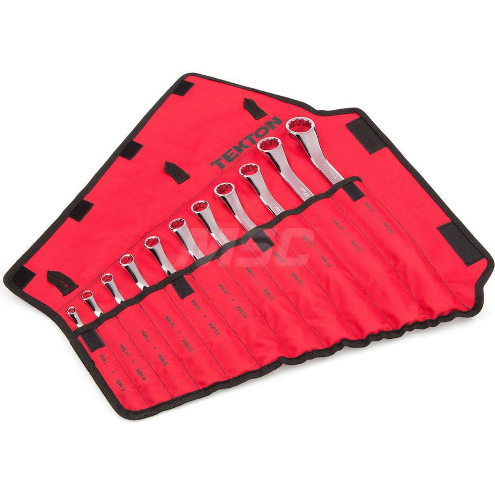 Wrench Set: 11 Pc, Metric Chrome-Plated