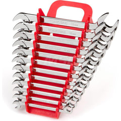 Wrench Set: 12 Pc, Metric Chrome-Plated