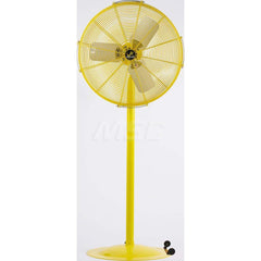 Industrial Circulation Fan: 24″ Dia, 4,013 CFM 115V, 1/4 hp, 1 Phase, 2 Speed, Portable Mount