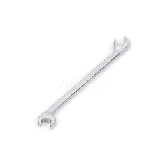 Open End Wrench: Angled & Open End Head, 1/4″ Chrome Moly Finish