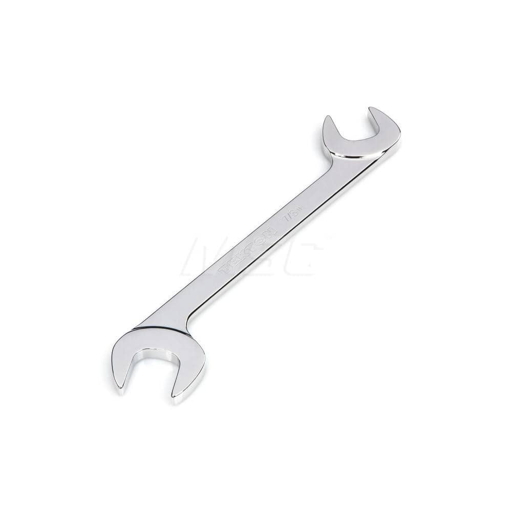 Open End Wrench: Angled & Open End Head, 7/8″ Chrome Moly Finish