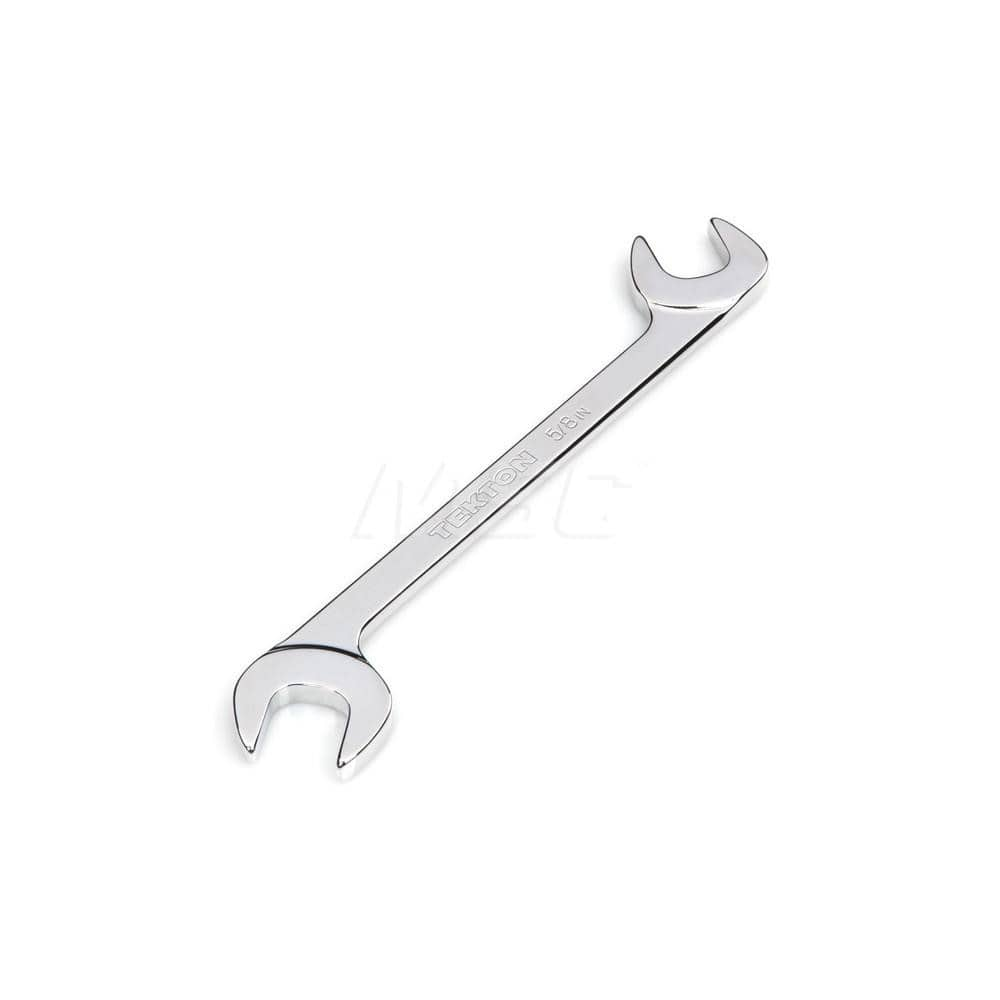 Open End Wrench: Angled & Open End Head, 5/8″ Chrome Moly Finish