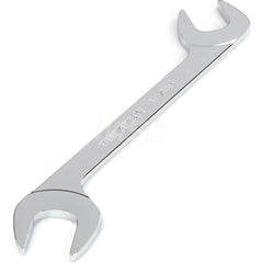 Open End Wrench: Angled & Open End Head, 1-9/16″ Chrome Moly Finish