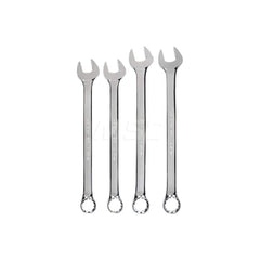 Wrench Set: 4 Pc, Inch Chrome-Plated