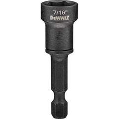 DeWALT - Power & Impact Screwdriver Bits & Holders Bit Type: Magnetic Nut Driver Hex Size (Inch): 7/16 - Top Tool & Supply