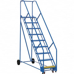 Vestil - 120" High 350 Lb Capacity 9 Step Ladder - Top Tool & Supply