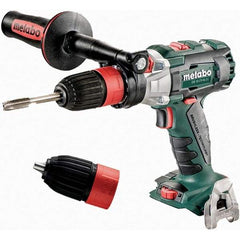 Metabo - 18 Volt 1/2" Chuck Pistol Grip Handle Cordless Drill - 600/2050 RPM, Keyless Chuck, Reversible, Lithium-Ion Batteries Not Included - Top Tool & Supply