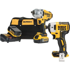 DeWALT - Cordless Impact Wrenches & Ratchets Voltage: 20.0 Drive Size (Inch): 1/2 - Top Tool & Supply