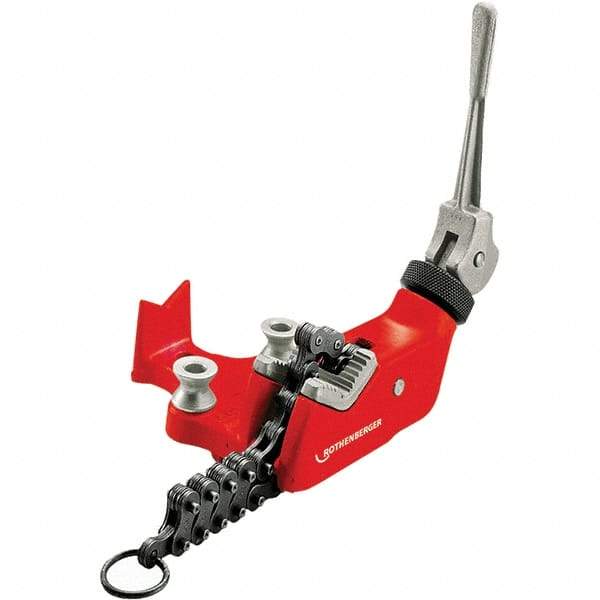 Rothenberger - 1/8" to 4" Pipe Capacity, Chain Pipe Vise - Top Tool & Supply