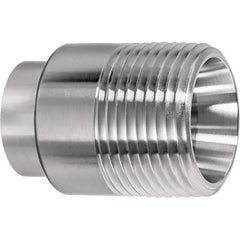 Value Collection - Sanitary Stainless Steel Pipe Fittings Type: Male Straight Style: Butt Weld - Top Tool & Supply