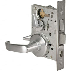 Best - Office Lever Lockset for 1-3/4" Thick Doors - Top Tool & Supply