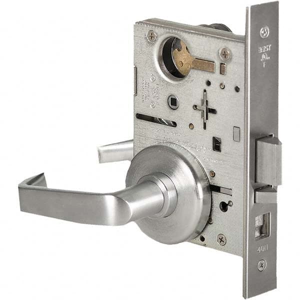 Best - Office Lever Lockset for 1-3/4" Thick Doors - Top Tool & Supply