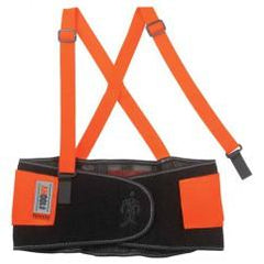 100HV XS ORANGE HI-VIS BACK SUPPORT - Top Tool & Supply