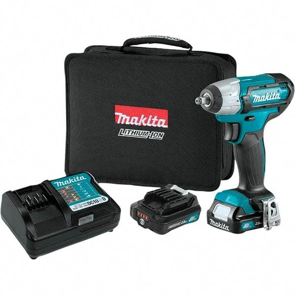 Makita - Cordless Impact Wrenches & Ratchets Voltage: 12.0 Drive Size (Inch): 3/8 - Top Tool & Supply