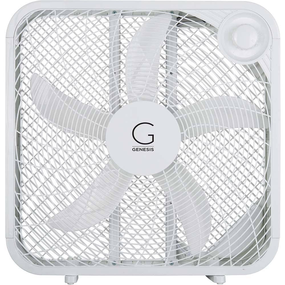 Genesis - Fans Type: Box Fan Blade Size: 10 (Inch) - Top Tool & Supply