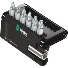 Wera - Screwdriver Bit Sets Type: Insert Bit Set Drive Size: 1/4 (Inch) - Top Tool & Supply