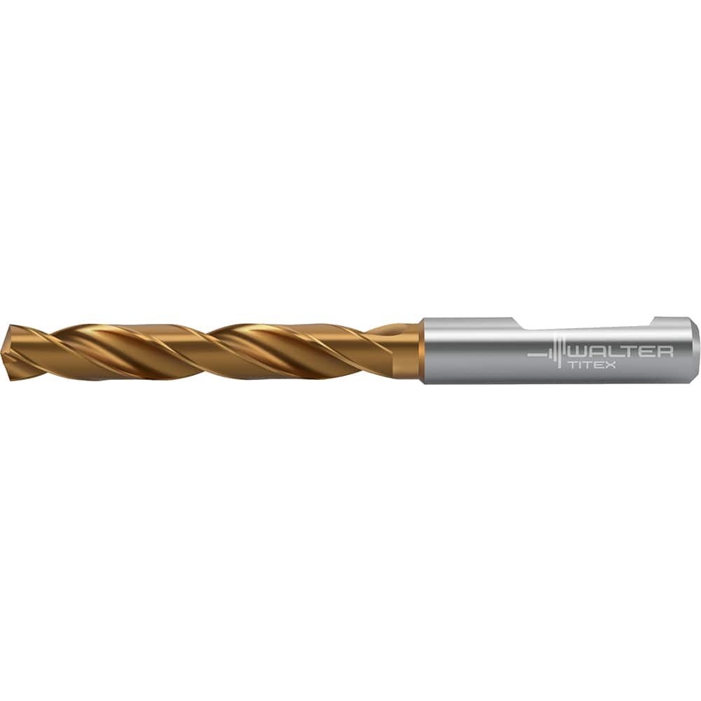 Jobber Length Drill Bit: 0.3622″ Dia, 140 °, Solid Carbide TiSiAlCrN, AlTiN Finish, 4.055″ OAL, Right Hand Cut, Whistle Notch Shank, Series DC160-05-F0