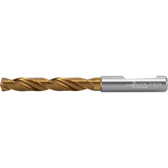 Jobber Length Drill Bit: 0.3346″ Dia, 140 °, Solid Carbide TiSiAlCrN, AlTiN Finish, 4.055″ OAL, Right Hand Cut, Whistle Notch Shank, Series DC160-05-F0