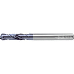 Screw Machine Length Drill Bit: 0.0866″ Dia, 140 °, Solid Carbide Coated, Right Hand Cut, Straight-Cylindrical Shank, Series DC150-03-A0