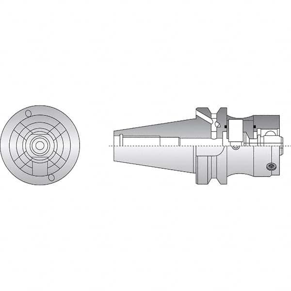 Allied Machine and Engineering - 50mm Diam Radial Clamp BT40 Shank Modular Reamer Body - Top Tool & Supply