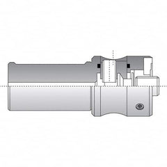 Allied Machine and Engineering - 50mm Diam Radial Clamp Straight Shank Modular Reamer Body - Top Tool & Supply