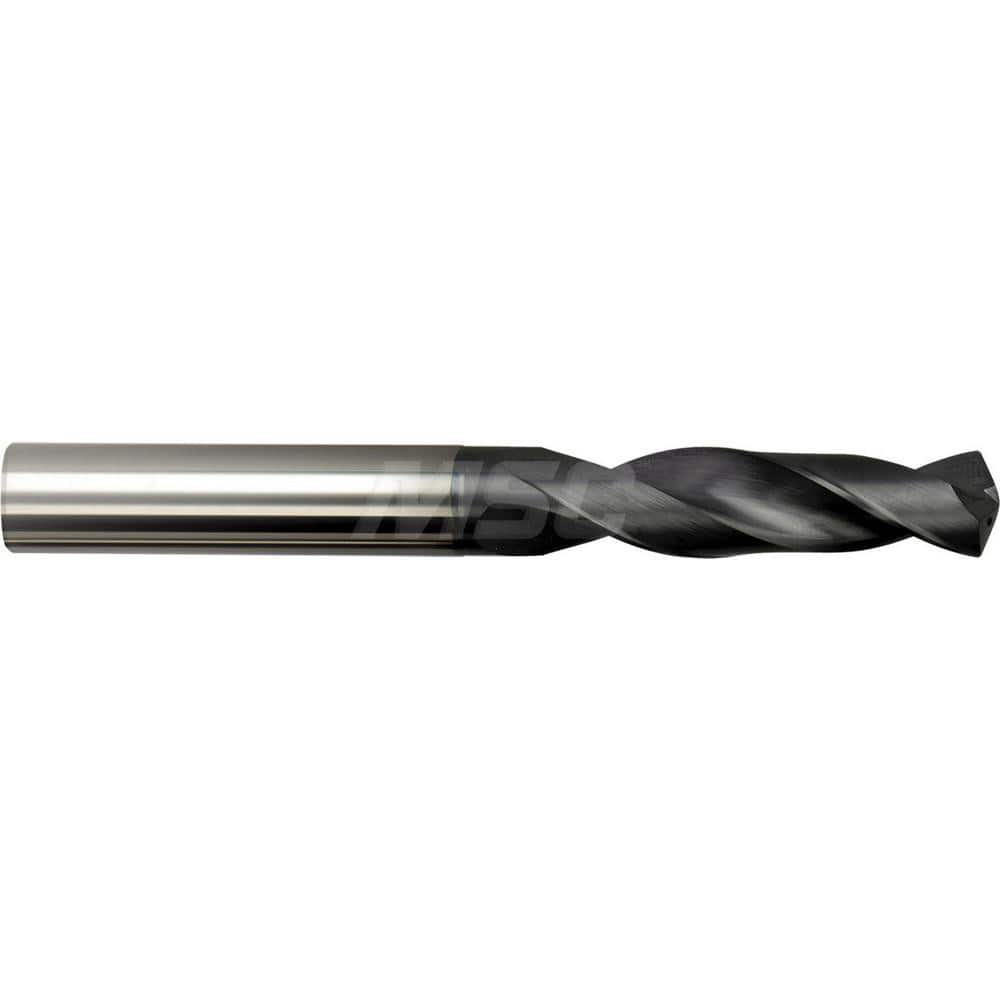 Screw Machine Length Drill Bit: 0.2008″ Dia, 140 °, Solid Carbide ALtima Finish, Right Hand Cut, Helical Flute, Straight-Cylindrical Shank