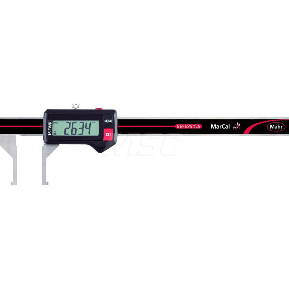 Mahr - Electronic Calipers; Minimum Measurement (mm): 10.00 ; Minimum Measurement (Decimal Inch): 0.4000 ; Maximum Measurement (Decimal Inch): 6 ; Maximum Measurement (mm): 160.00 ; Accuracy Plus/Minus (Decimal Inch): 0.0010 ; Accuracy Plus/Minus (mm): 0 - Exact Industrial Supply