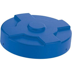 Vestil - 55 Gal, Polyethylene Drum Cover - 24-3/4" Diam, Rigid Smooth Liner - Top Tool & Supply