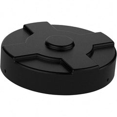 Vestil - 55 Gal, Polyethylene Drum Cover - 24-3/4" Diam, Rigid Smooth Liner - Top Tool & Supply