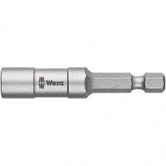 Wera - 1/4" Bit Holder - 1/4" Hex Drive, 2-1/4" OAL - Top Tool & Supply