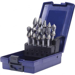 SGS Pro - Burr Sets Head Shape: Radius/Cylinder w/Endcut; Radius/Ball Nose Cylinder; Radius/Ball Nose Tree; Radius/90 Cone; Pointed Tree; Cylinder; Ball Nose Cone Tooth Style: Double Cut - Top Tool & Supply