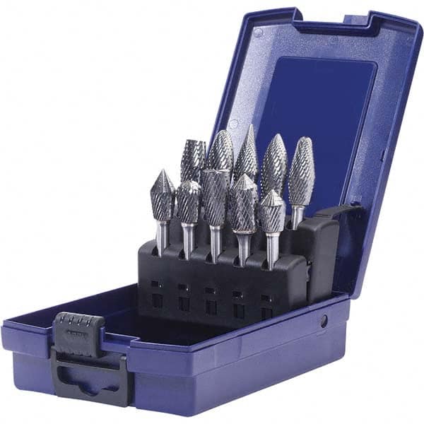 SGS Pro - Burr Sets Head Shape: Combi/Ball; Cylinder w/Endcut; Ball Nose Tree; Pointed Tree; Combi/Double Inverted Cone; Combi/Inverted Cone/Cylinder; Combi/90 Cone Tooth Style: Double Cut - Top Tool & Supply