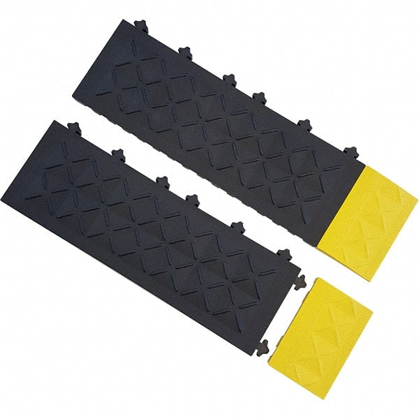 Ergo Advantage - 6" Long x 4" Wide x 1" Thick, Anti-Fatigue Modular Matting Anti-Fatigue Flooring - Top Tool & Supply