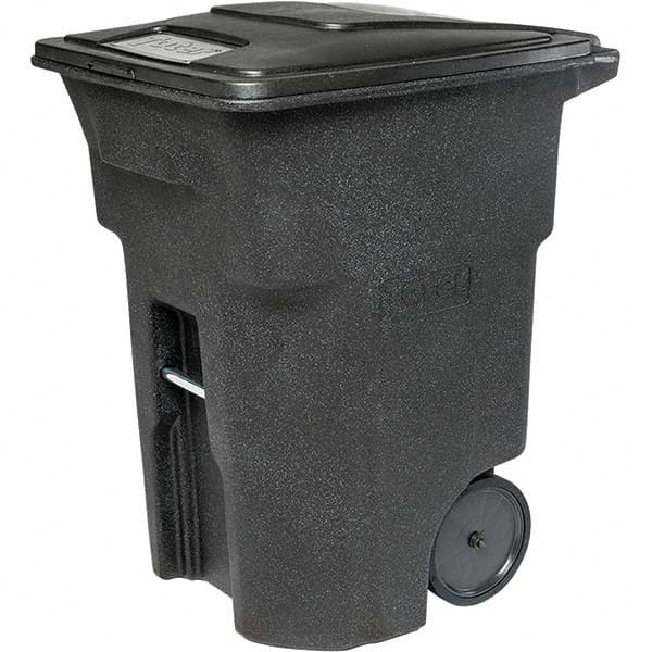 96 Gal Rectangle Blackstone Trash Can Polyethylene