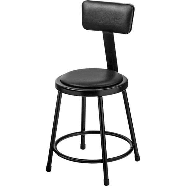 NPS - Stationary Stools Type: Fixed Height Stool w/Adjustable Height Back Base Type: Steel - Top Tool & Supply