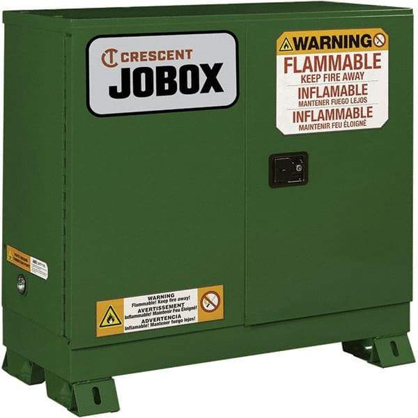 Jobox - Safety Cabinets   Hazardous Chemical Type: Corrosive Chemicals    Color: Green - Top Tool & Supply