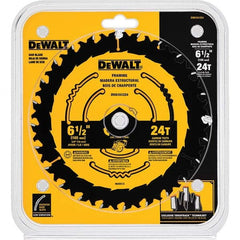 DeWALT - Wet & Dry-Cut Saw Blades Blade Diameter (Inch): 6-1/2 Blade Material: Carbide-Tipped - Top Tool & Supply