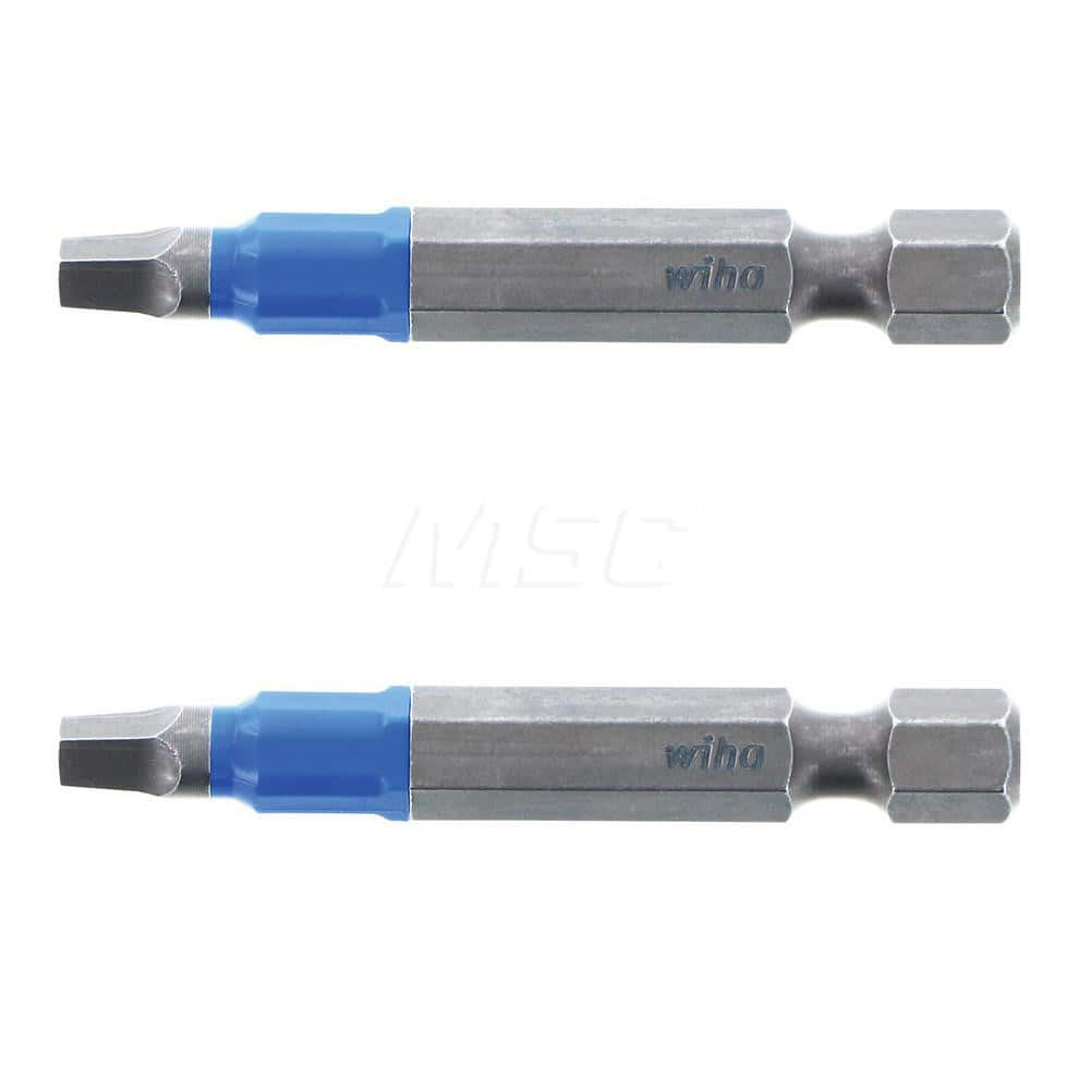 Power Screwdriver Bit: #2 Square Speciality Point Size, 1/4″ Hex Drive 2″ OAL