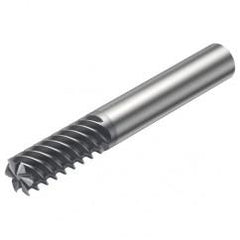 R215.36-14060-AC26L 1620 14mm 6 FL Solid Carbide End Mill - Corner Radius w/Cylindrical Shank - Top Tool & Supply