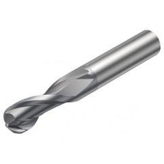 R216.42-06030-AC10G 1610 6mm 2 FL Solid Carbide Ball Nose End Mill w/Cylindrical Shank - Top Tool & Supply